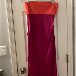 Strapless summer dress